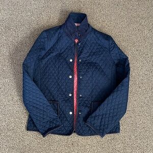 Vineyard vines blue quilted jacket